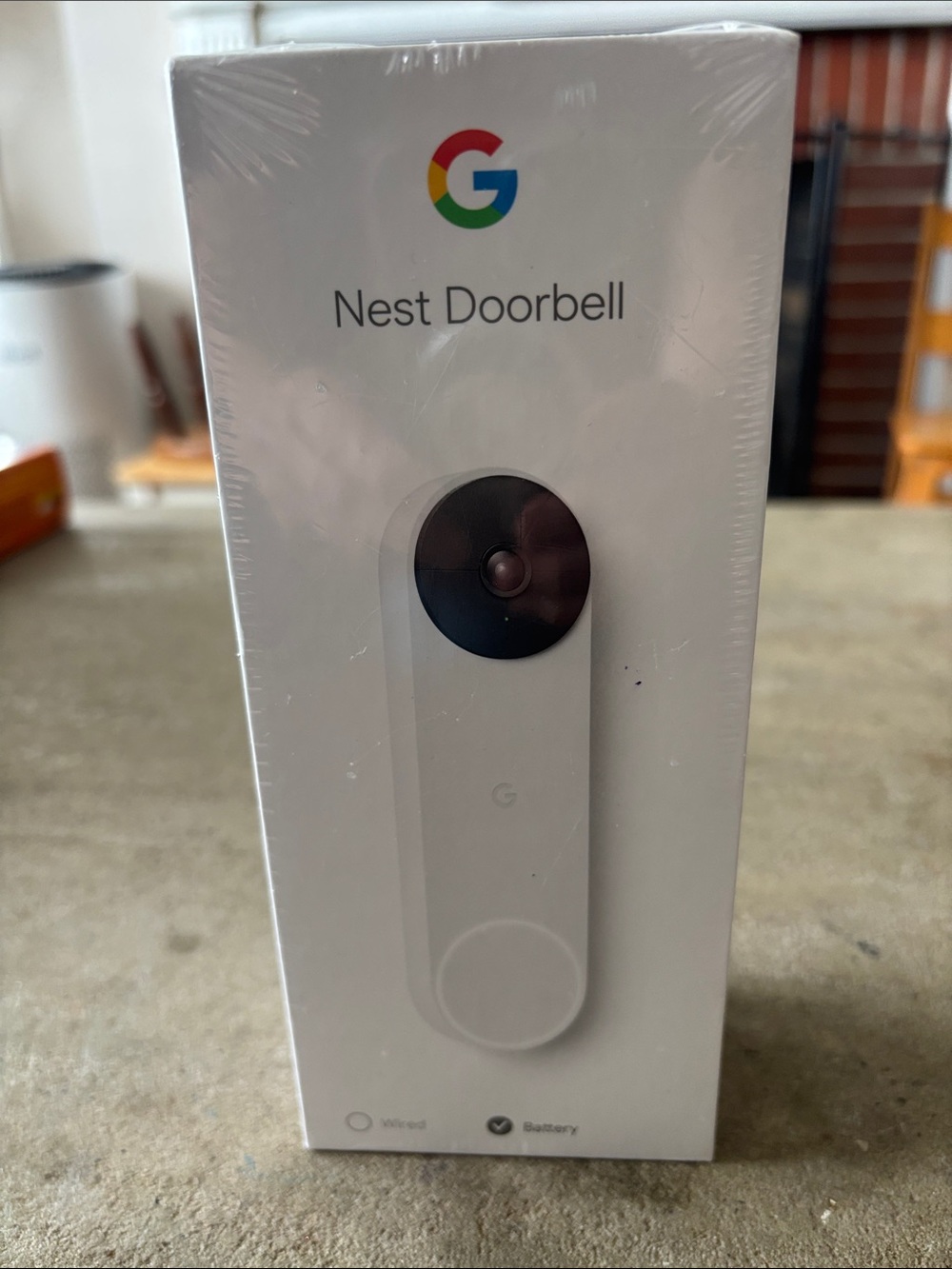 Google Nest Doorbell 2nd Gen,GA01318-US WiFi Smart Video Doorbell (Battery) Snow